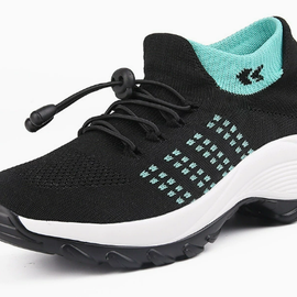 Addison Black Mint sneaker, single shoe on white background