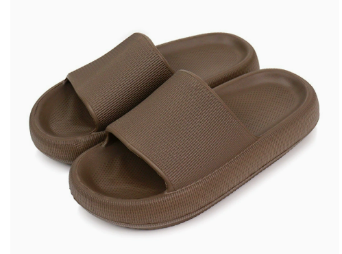 Loren Coffee Brown slides