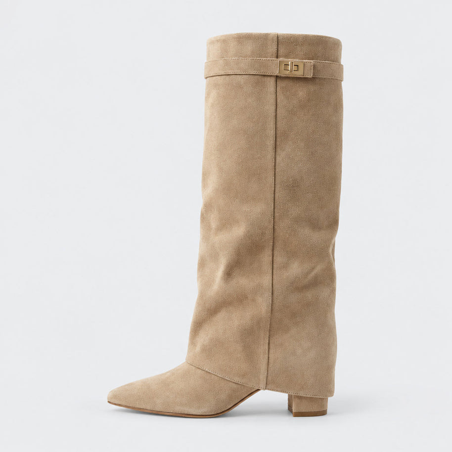 Alexi・Boost Your Height (3.5 in) — beige side view 2