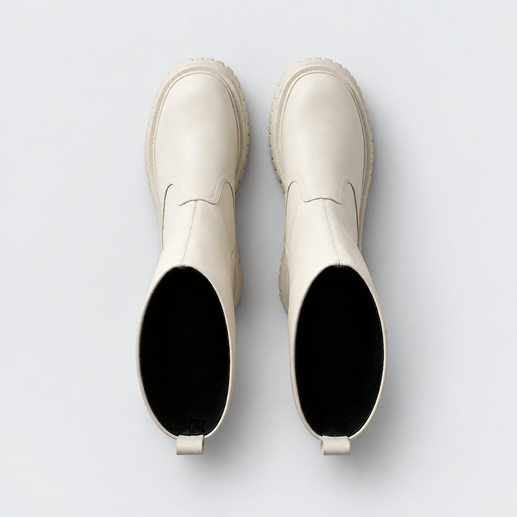 Amari・Boost Your Height (3.2 in) — ivory/cream top view 5