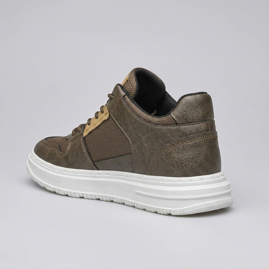 Ashton・Boost Your Height (3.15 in / 2.4 in) — olive brown side view 3