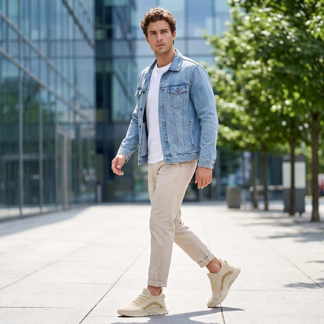Aubrey・Boost Your Height (3.95 in / 3.15 in / 2.4 in) — light beige lifestyle view 3