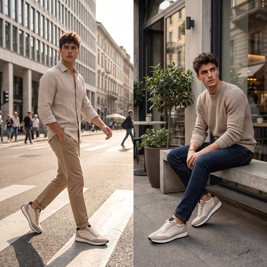Auden・Boost Your Height (2.4 in / 1.6 in) — light gray and white lifestyle view 1