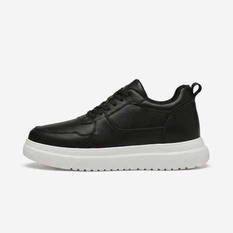 Bobby・Boost Your Height (2.3 in / 3.1 in) — black with white sole side view 1