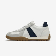 Brook・Boost Your Height (2.3 in) — white with navy and gum side view 1