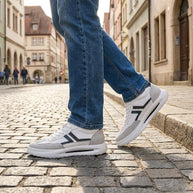 Campbell・Boost Your Height (2.3 in / 3.1 in) — white, gray, and dark navy lifestyle view 2