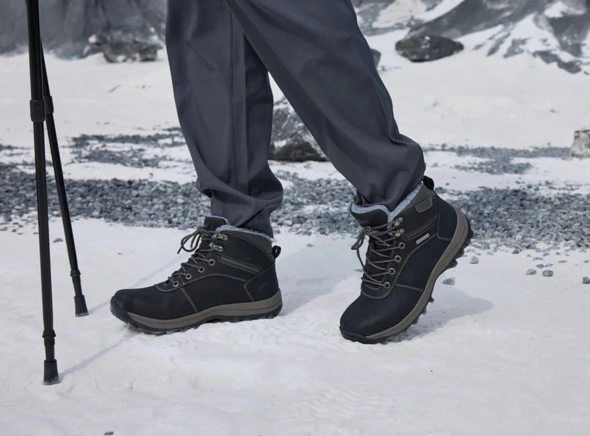 Christopher・Wide Fit Boots — black lifestyle view 6