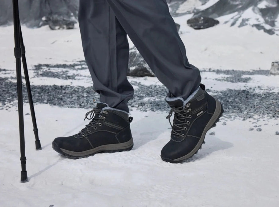 Christopher・Wide Fit Boots — black lifestyle view 6