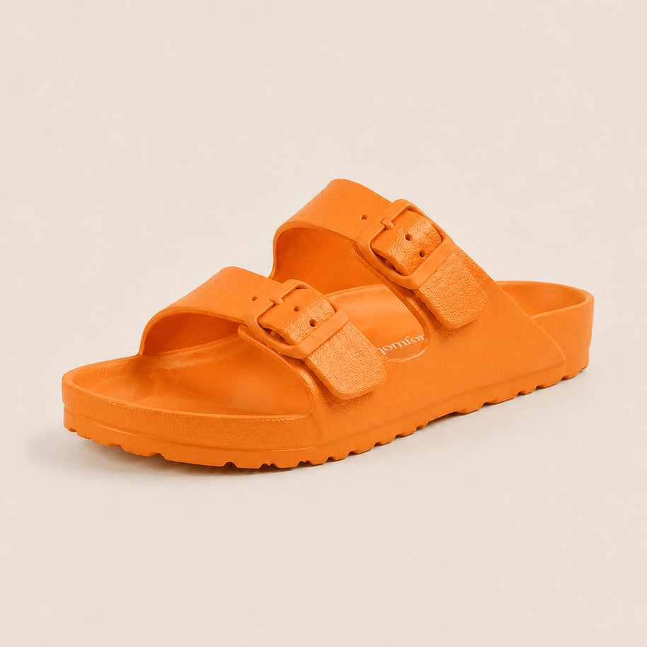 Hollis・Everyday Sandals — orange side view 5