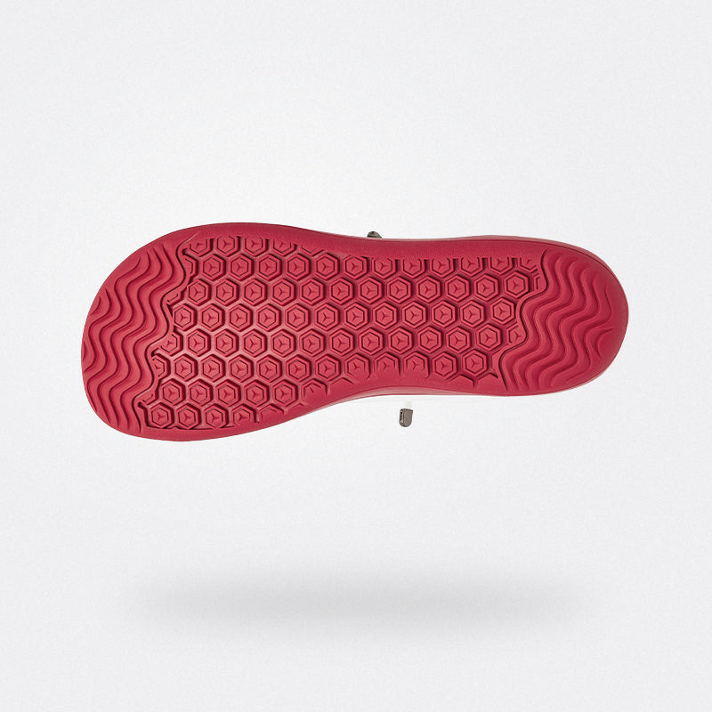 Kennedy・Barefoot Sneakers — red sole view 1