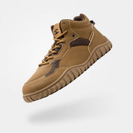 Linden・Wide Toe Box Sneakers — tan side view 1
