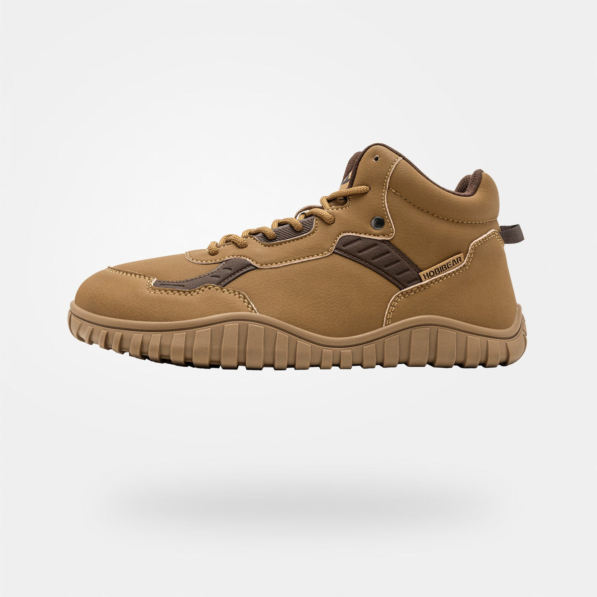 Linden・Wide Toe Box Sneakers — tan side view 2