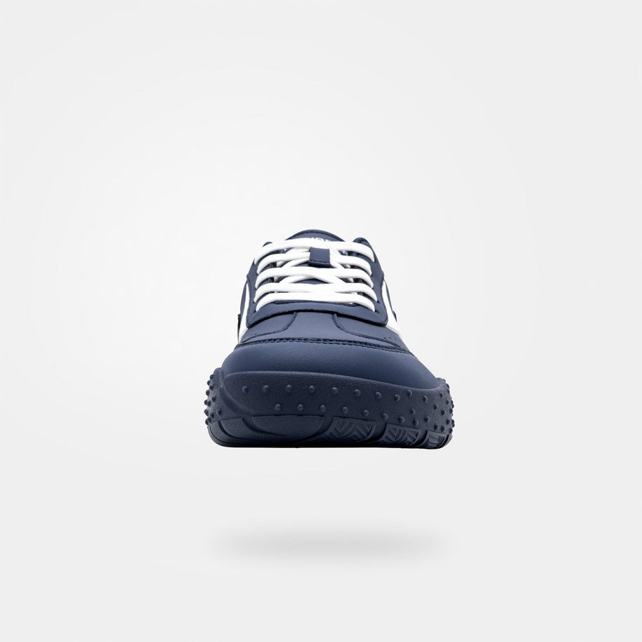Lindsey・Wide Toe Box Shoes — navy and white other view 4