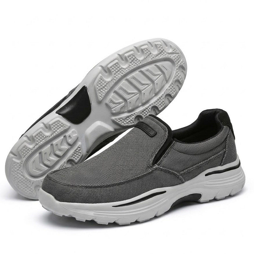 Marley・Easy Slip-On Sneakers — dark gray side view 1