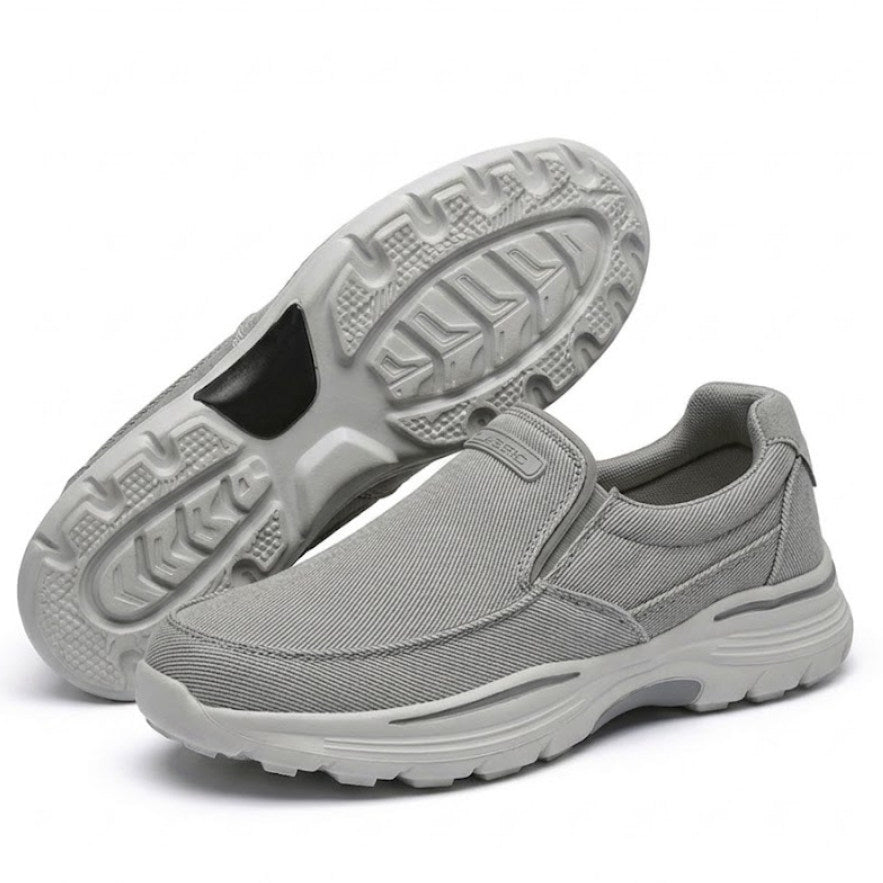 Marley・Easy Slip-On Sneakers — light gray side view 4