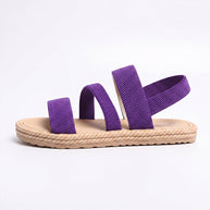 Monroe・Everyday Sandals — purple side view 1