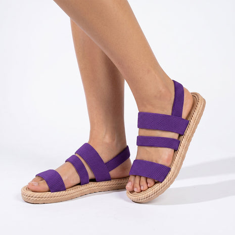 Monroe・Everyday Sandals — purple lifestyle view 2