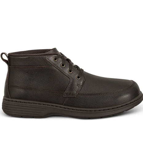 Noel・Wide Fit Boots — dark brown side view 1