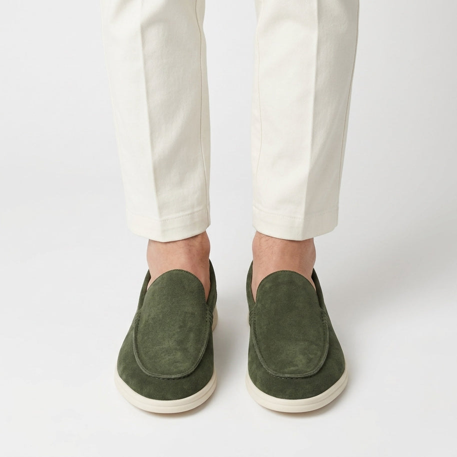 Presley・Boost Your Height (1 in / 1.57 in) — olive green top view 2
