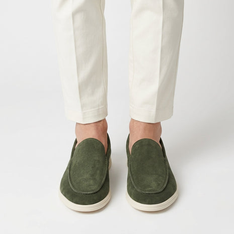 Presley・Boost Your Height (1 in / 1.57 in) — olive green top view 2