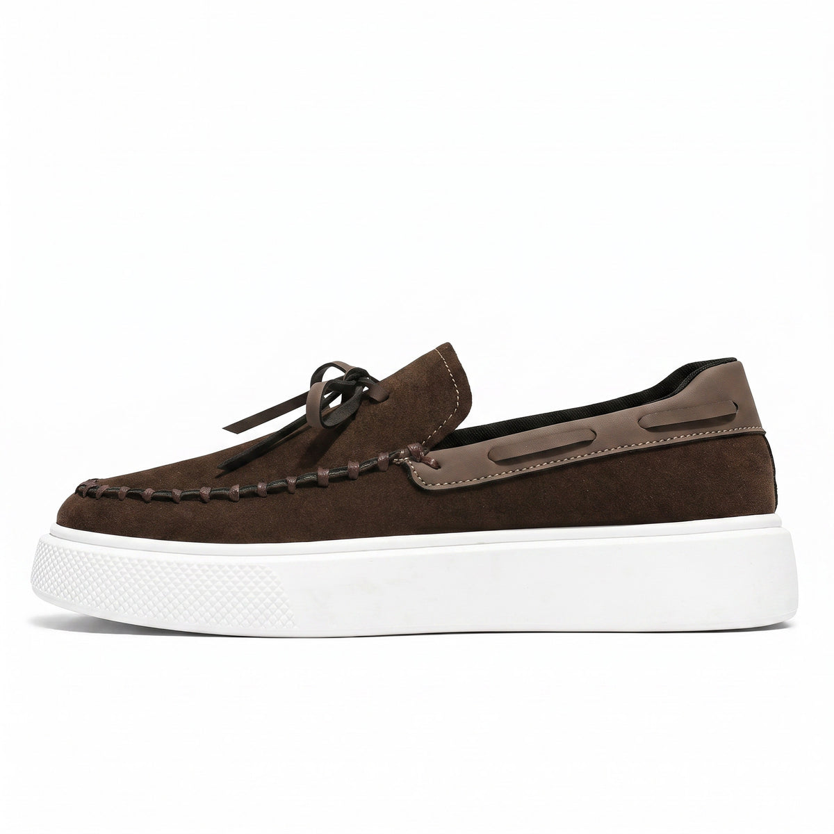 Reese・Boost Your Height (1 in / 2 in) — dark brown side view 1