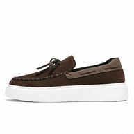 Reese・Boost Your Height (1 in / 2 in) — dark brown side view 1