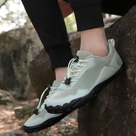 Sasha・Barefoot Sneakers — light green and black lifestyle view 4