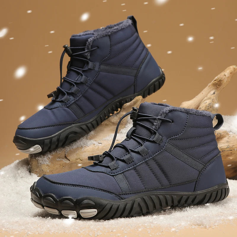 Sawyer・Barefoot Boots — navy side view 4