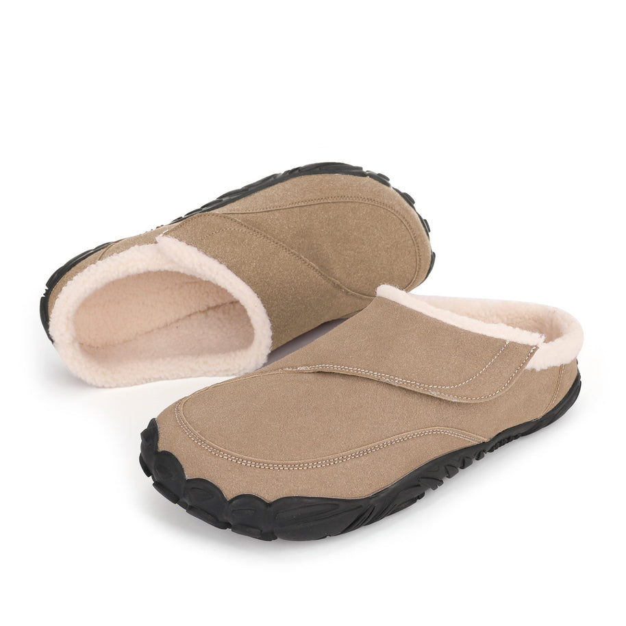 Shannon・Winter Slippers — tan top view 3