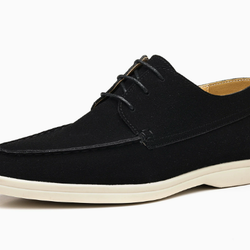 Remy Black loafer white background side view