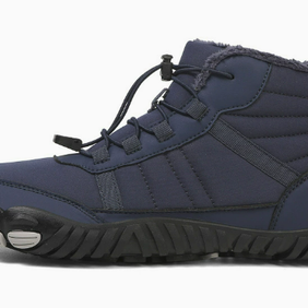Sawyer Blue boot white background side view