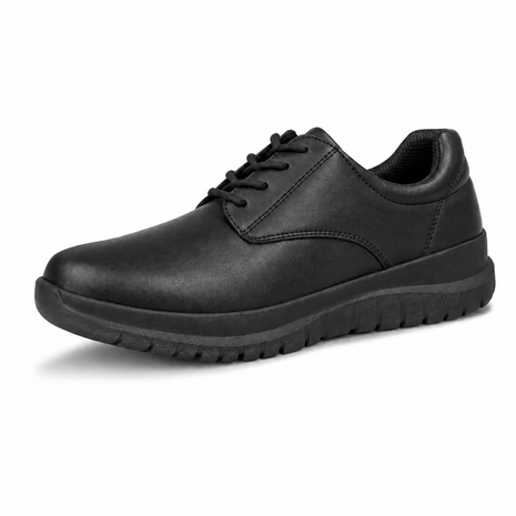 Tatum Workday Sneakers — Black white background SKU photo