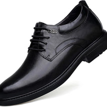 Men's Classic Elevator Oxford Shoes - Black - View 8