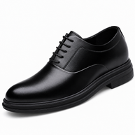 Men's 3-Inch Elevator Oxford Shoes - Black - variant product image
