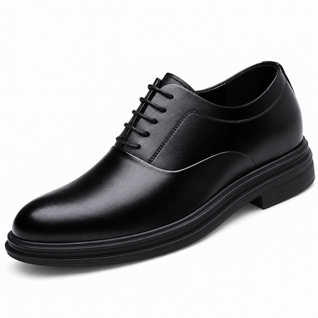 Men's 3-Inch Elevator Oxford Shoes - Black - variant product image