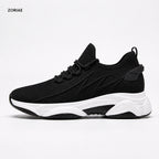 Zoriae Alex Chunky Mesh Elevator Sneakers — Detail image 01