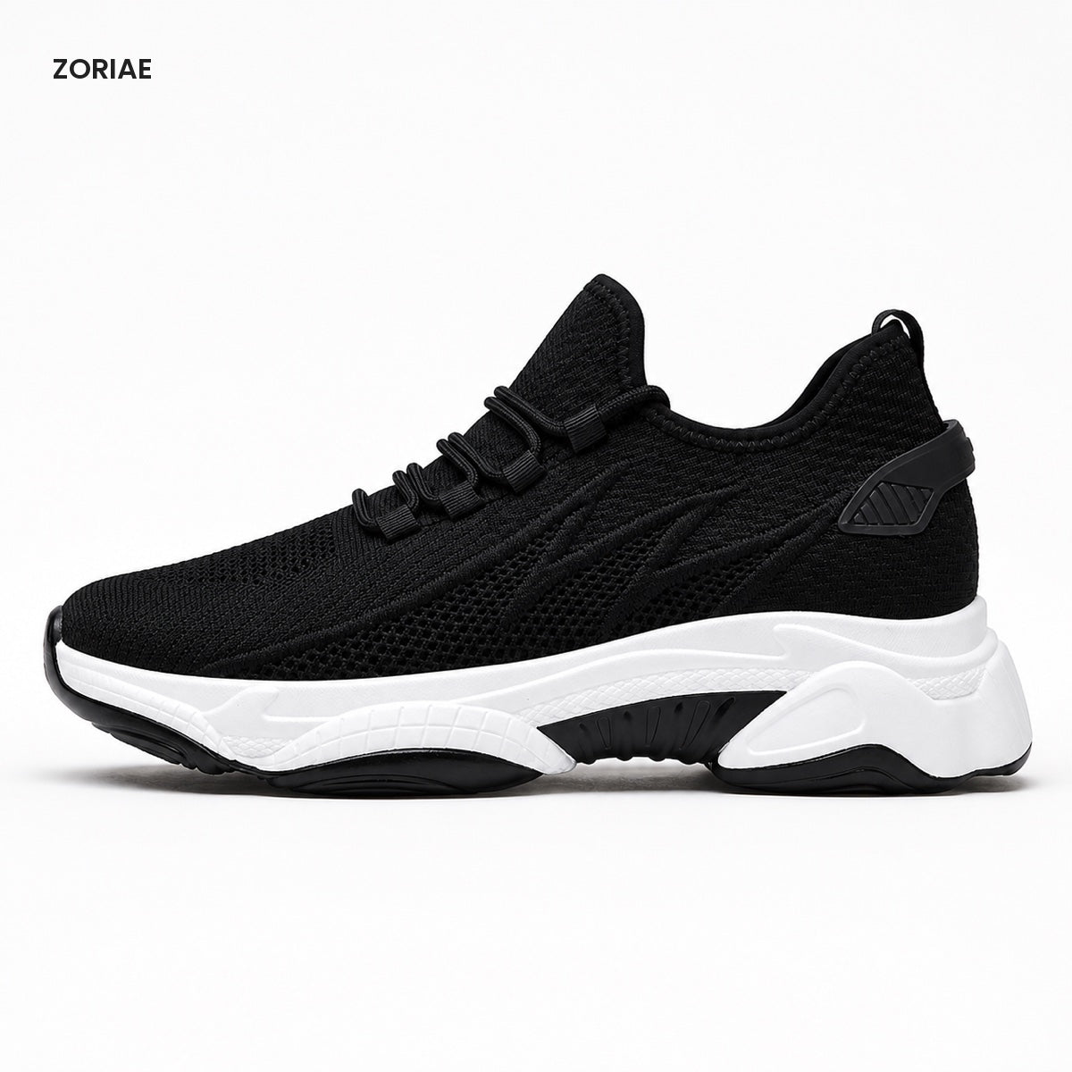 Zoriae Alex Chunky Mesh Elevator Sneakers — Gallery image 06