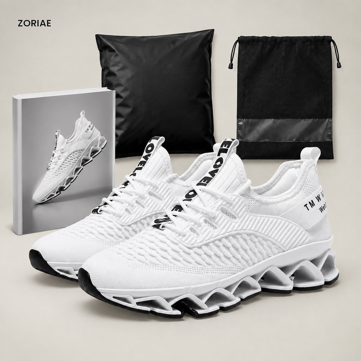 Zoriae Charlie Air-Cushion Elevator Sneakers — Gallery image 03