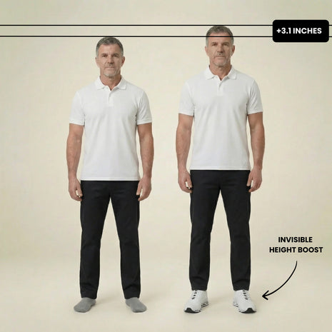 Milenzio Charlie Air-Cushion Elevator Sneakers - concealed 3.1 in height lift, product view 02 of 22