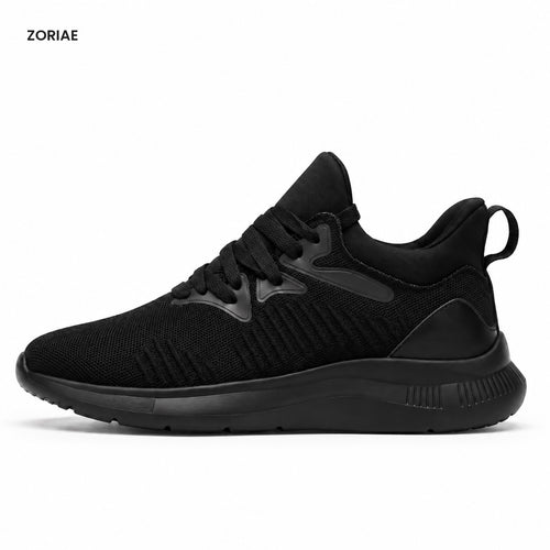 Zoriae Hunter Knit Running-Style Elevator Sneakers — Gallery image 01