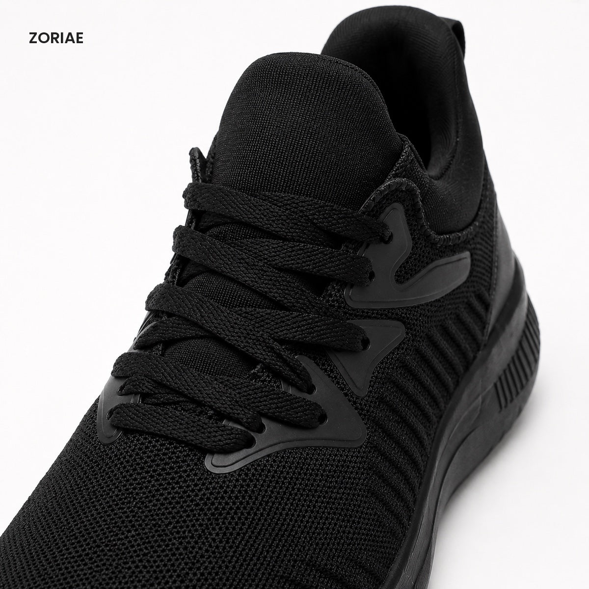 Zoriae Hunter Knit Running-Style Elevator Sneakers — Gallery image 04