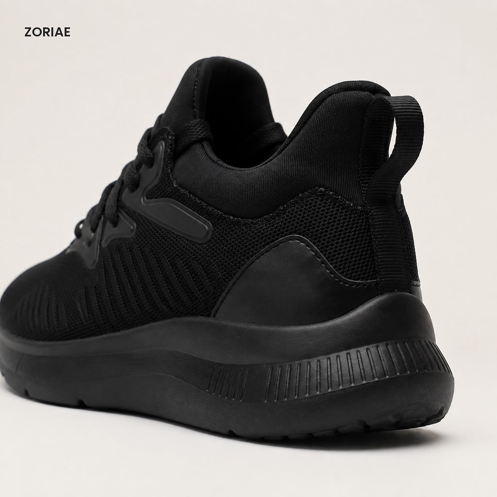 Zoriae Hunter Knit Running-Style Elevator Sneakers — Gallery image 05