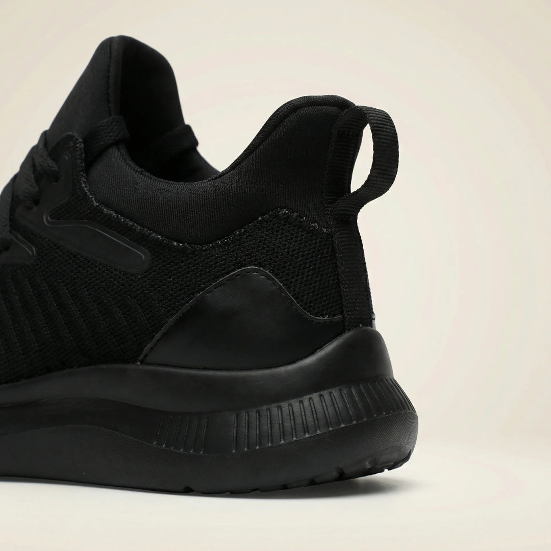 Milenzio Hunter Knit Running-Style Elevator Sneakers - concealed 2.4 in to 3.1 in height lift, product view 04 of 05