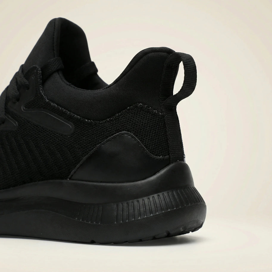 Milenzio Hunter Knit Running-Style Elevator Sneakers - concealed 2.4 in to 3.1 in height lift, product view 04 of 05