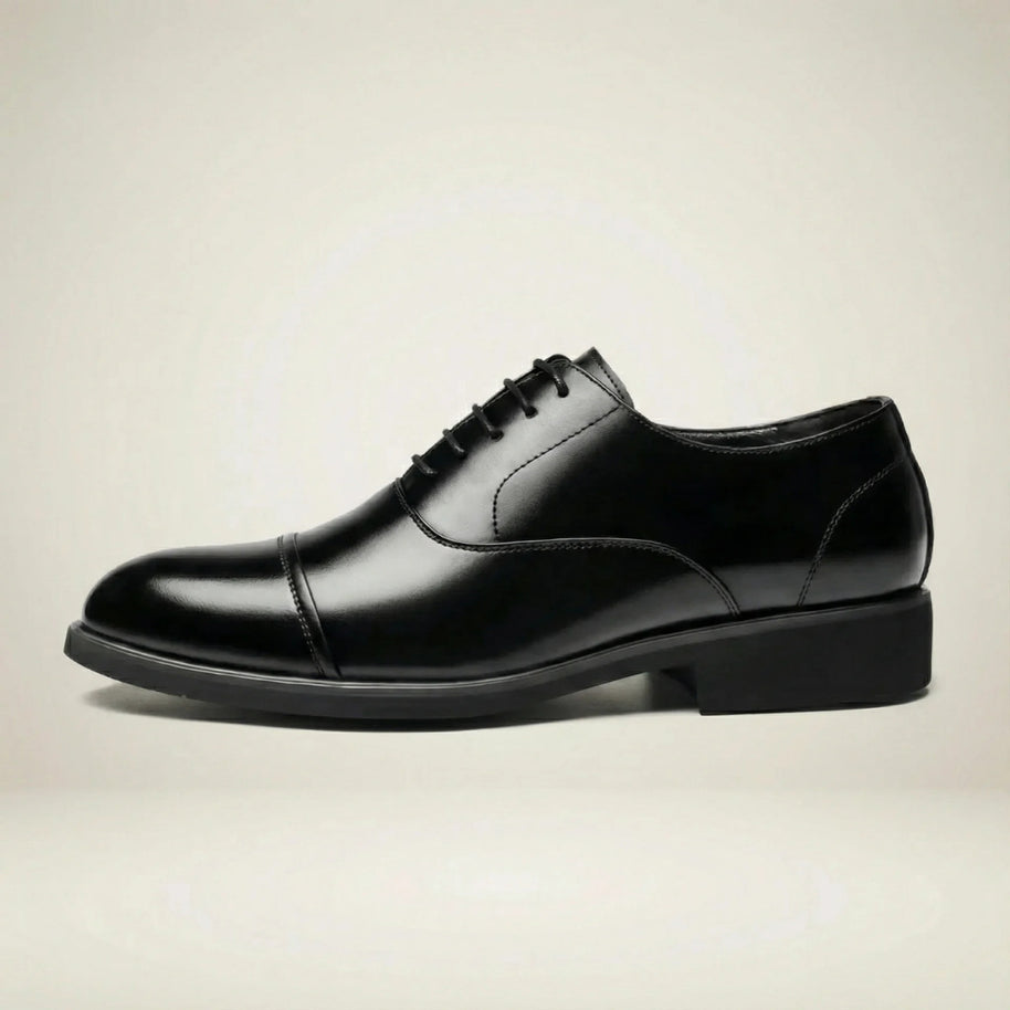 Milenzio Leo Classic Oxford Elevator Shoes - concealed 2.4 in height lift, product view 01 of 06