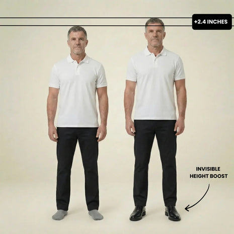 Milenzio Leo Classic Oxford Elevator Shoes - concealed 2.4 in height lift, product view 02 of 06
