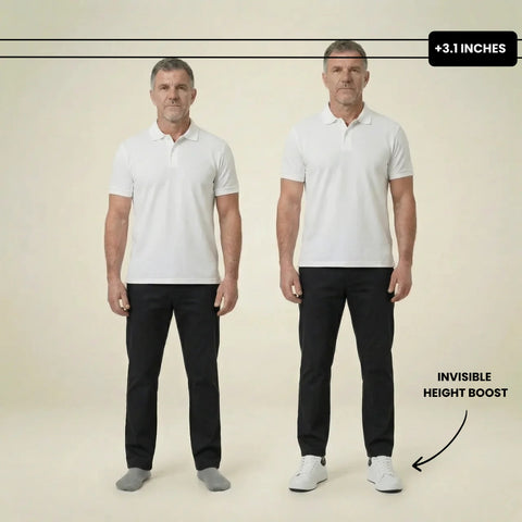 Milenzio Max Athletic Elevator Sneakers - concealed 2.4 in to 3.1 in height lift, product view 02 of 07