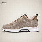 Zoriae Nate Mesh Running-Style Elevator Sneakers — Gallery image 01