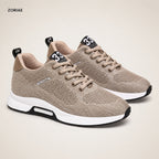 Zoriae Nate Mesh Running-Style Elevator Sneakers — Gallery image 03