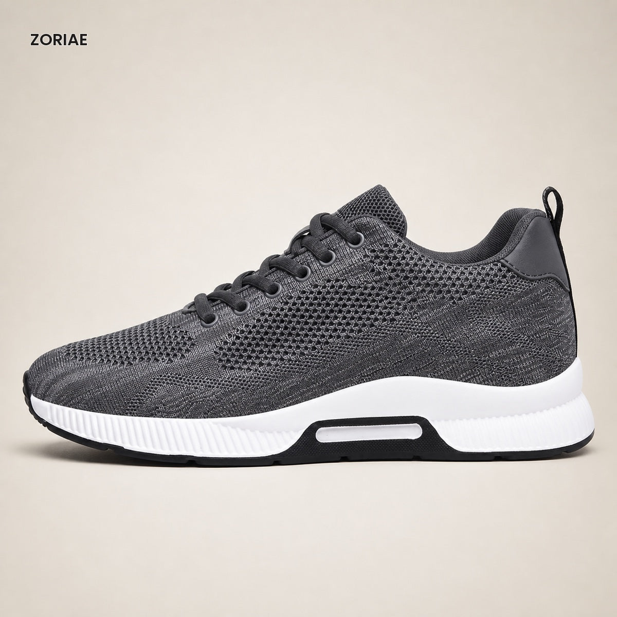 Zoriae Nate Mesh Running-Style Elevator Sneakers — Gallery image 05
